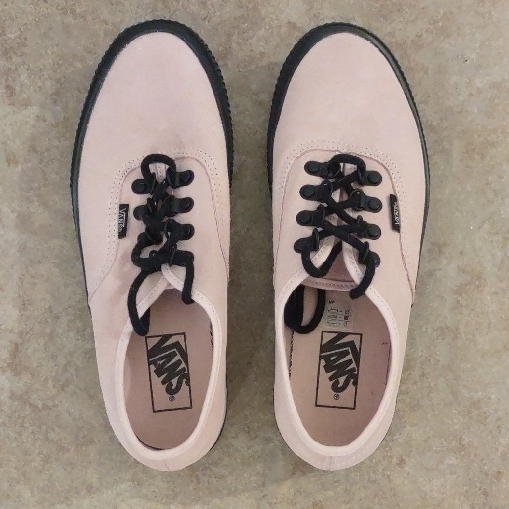 Van's Pink Creeper Platform Sneakers